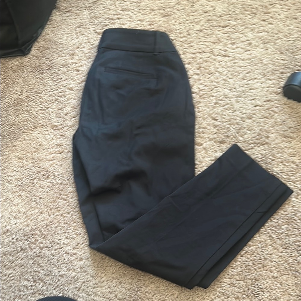 Black Slim Fit Pants - Picture 3 of 3